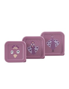 Set 3 Cajas Snack Trixie Pavo Real