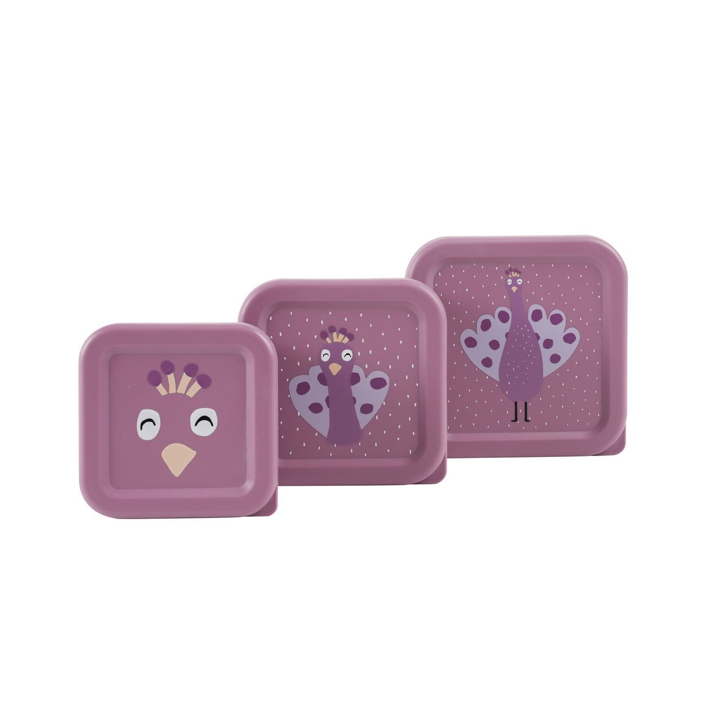 Set 3 Cajas Snack Trixie Pavo Real