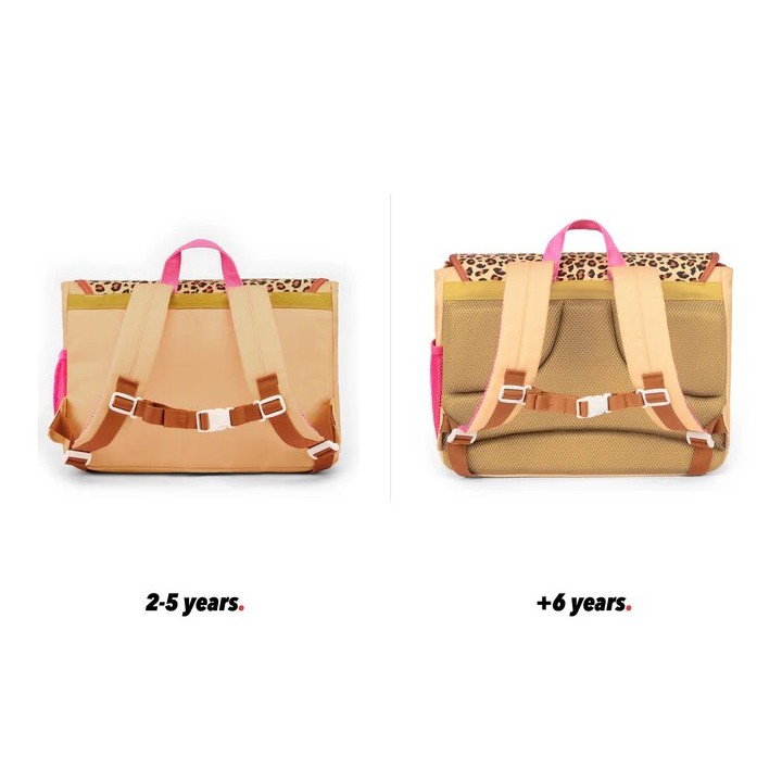 Cartera Escolar 2-5 Años Leopard