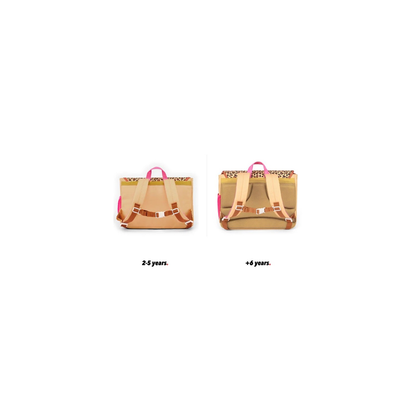 Cartera Escolar 2-5 Años Leopard