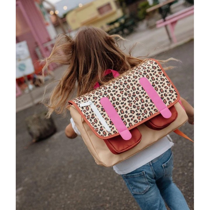 Cartera Escolar 2-5 Años Leopard