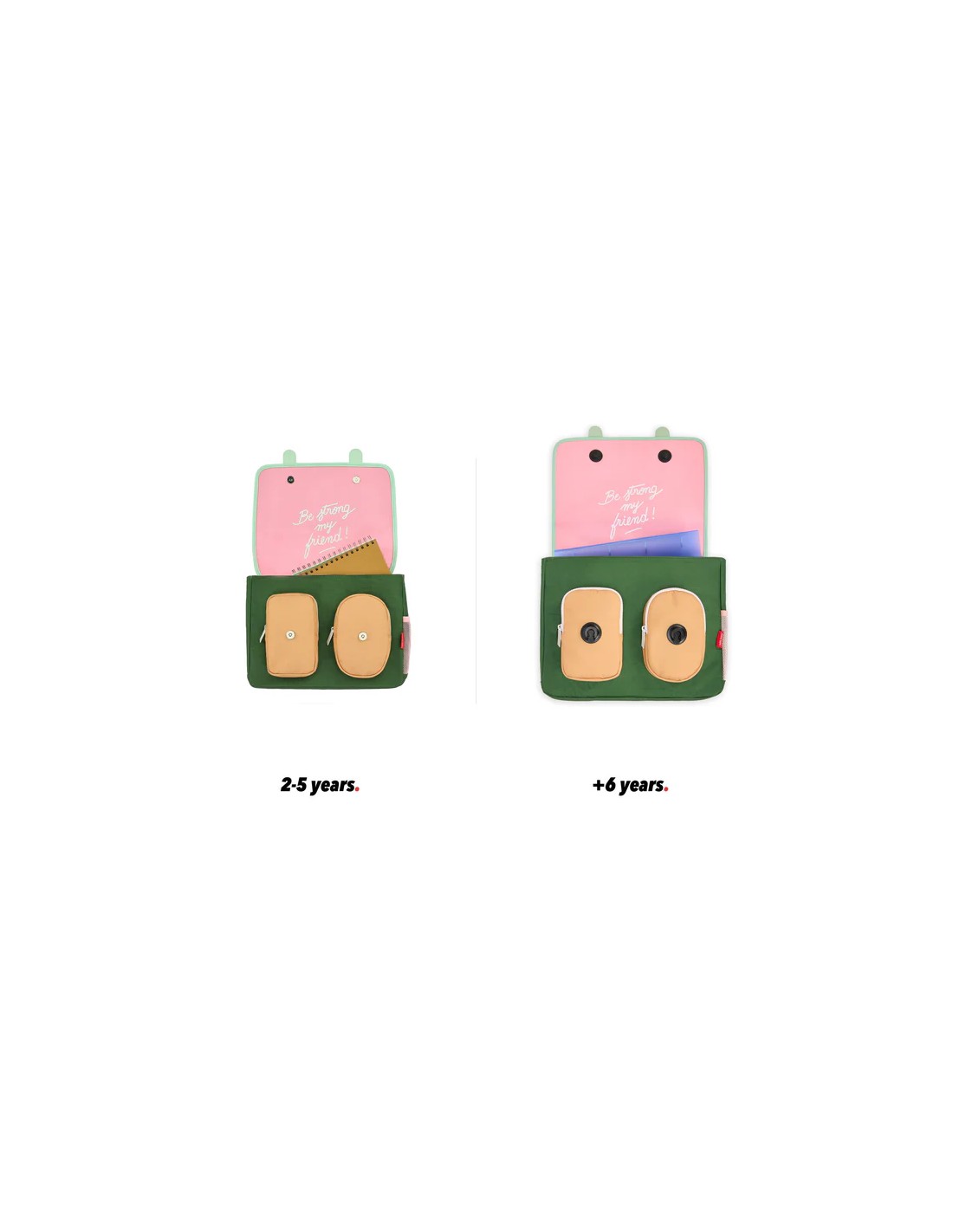 Cartera Escolar 2-5 Años Bubblegum