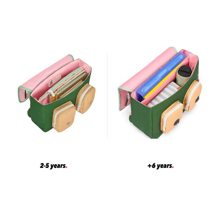 Cartera Escolar +6 Años Bubblegum