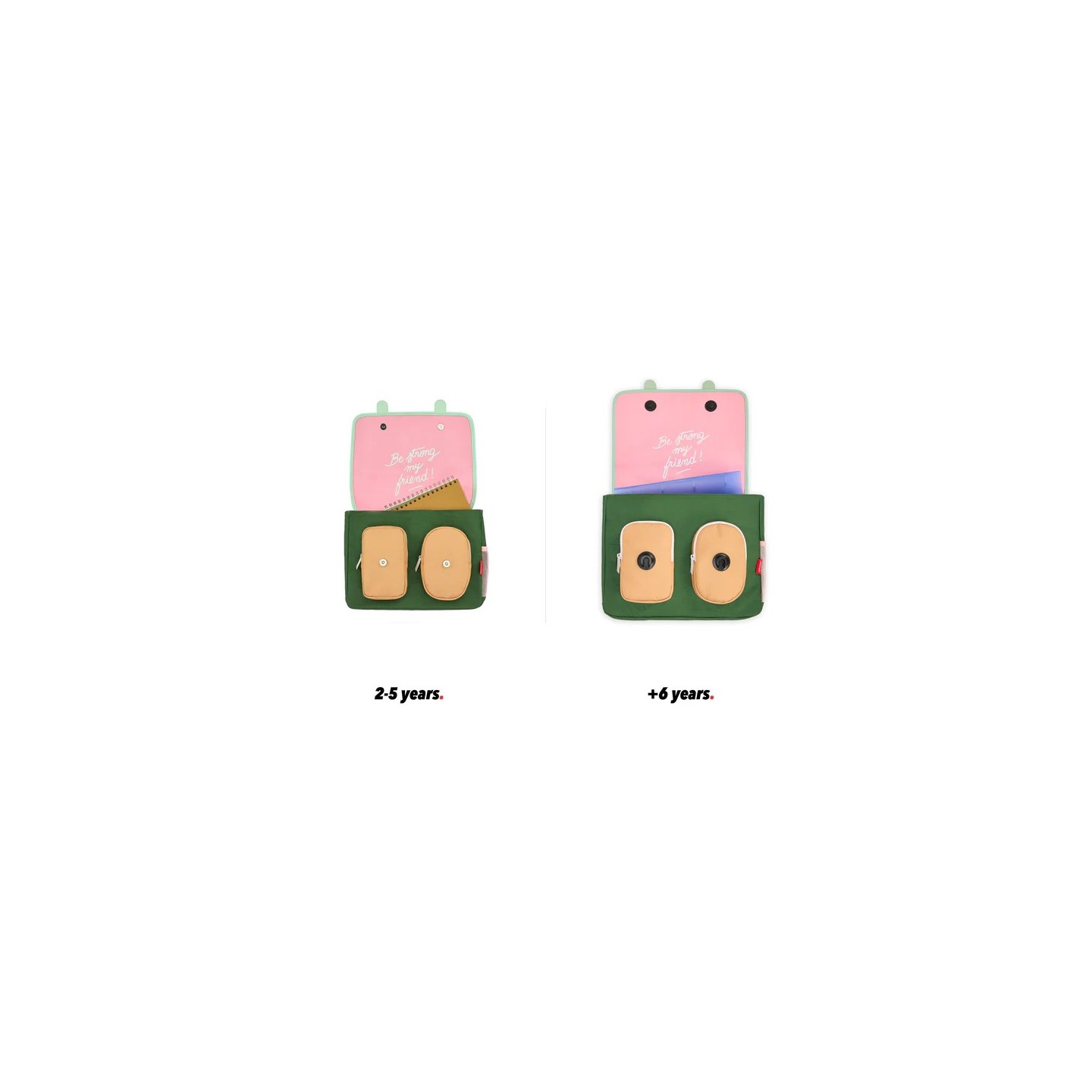 Cartera Escolar +6 Años Bubblegum