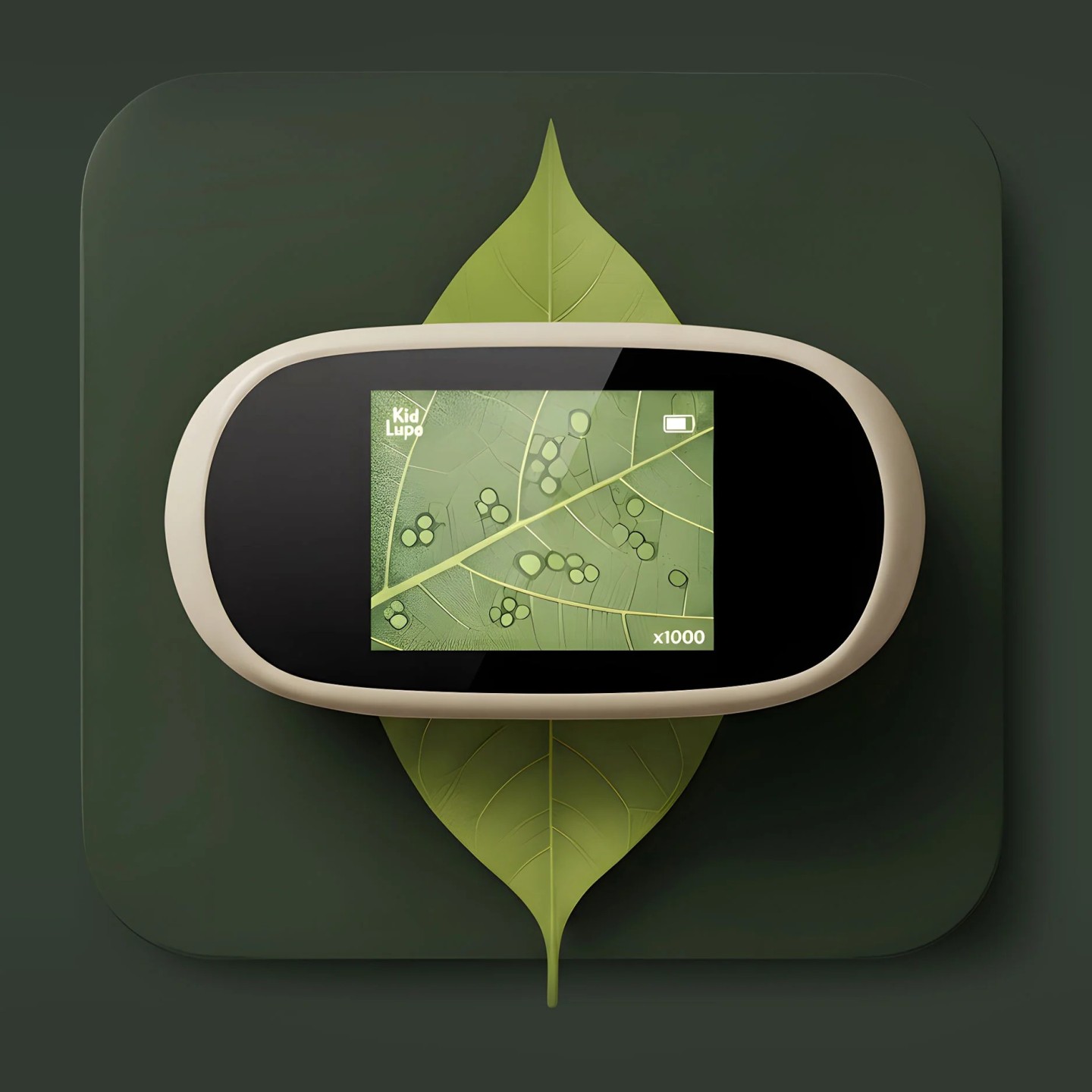 Prismaticos Microscopio con Pantalla Beige