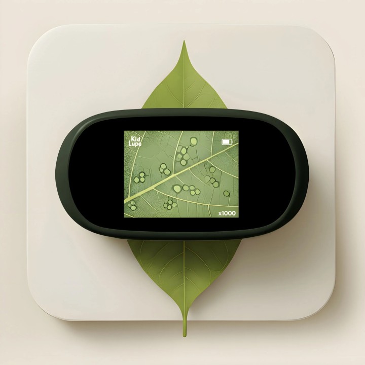 Prismaticos Microscopio con Pantalla Verde