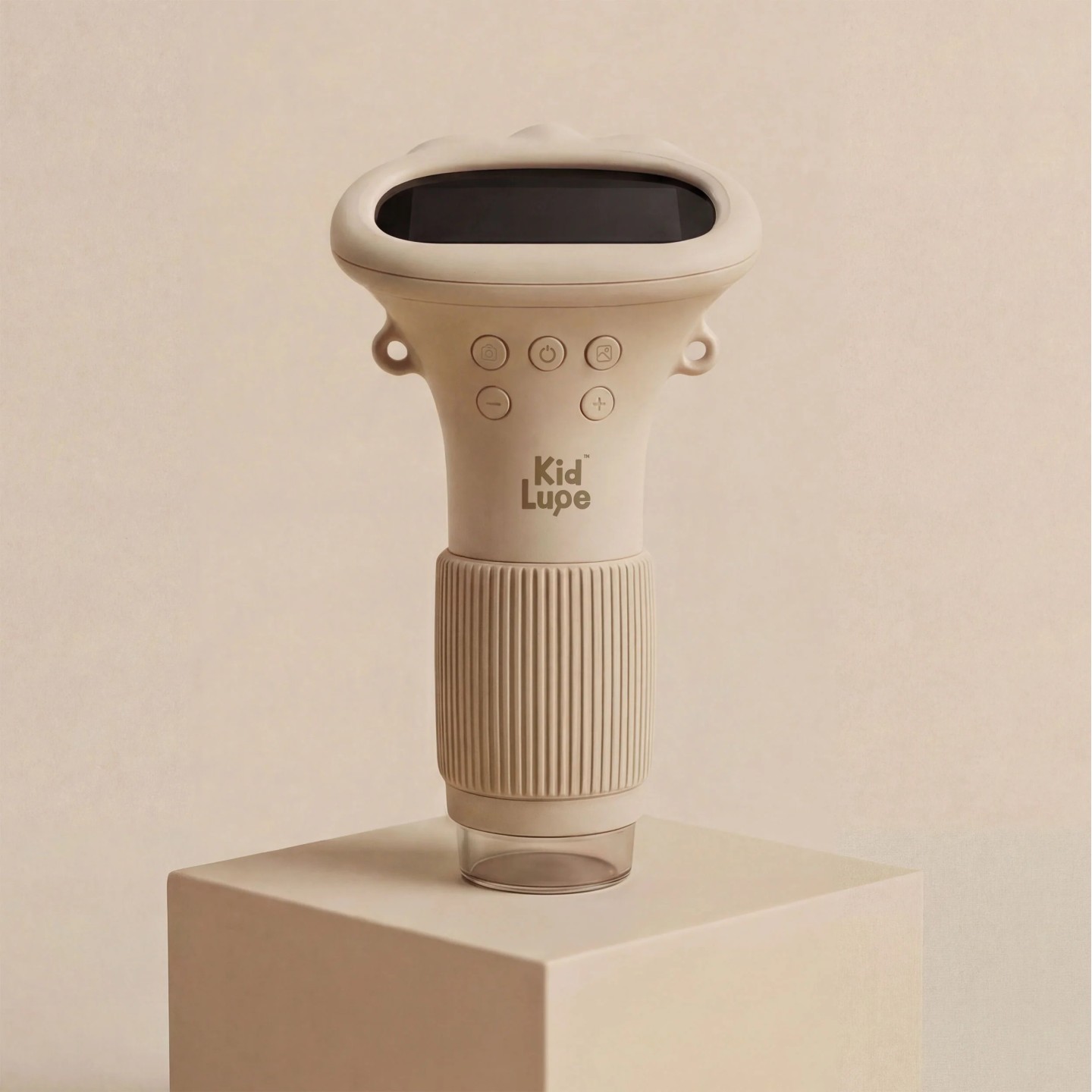 Microscopio Electronico con Pantalla Beige