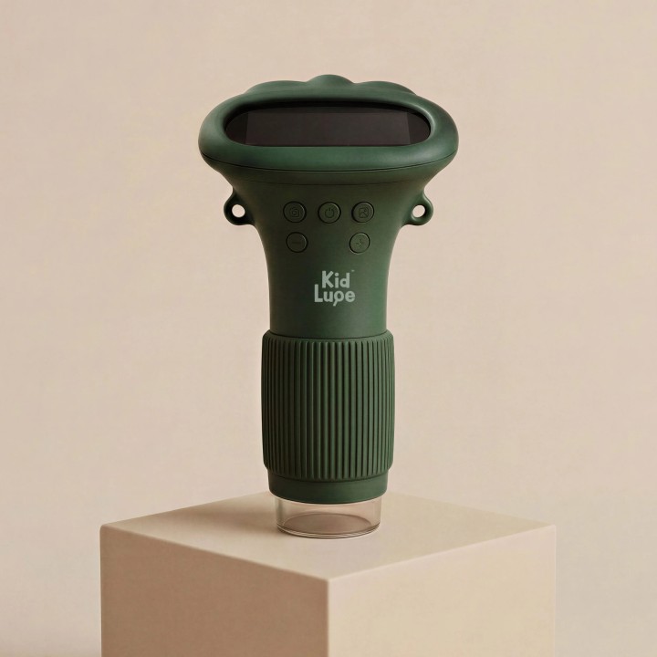 Microscopio Electronico con Pantalla Verde