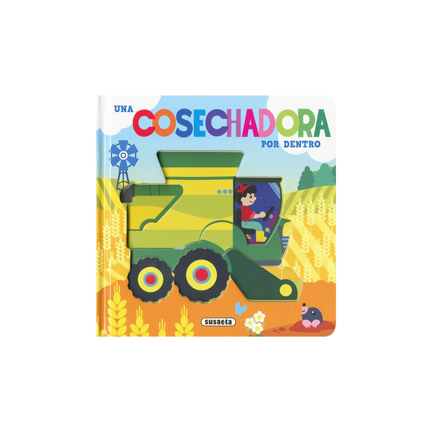 Una cosechadora por dentro