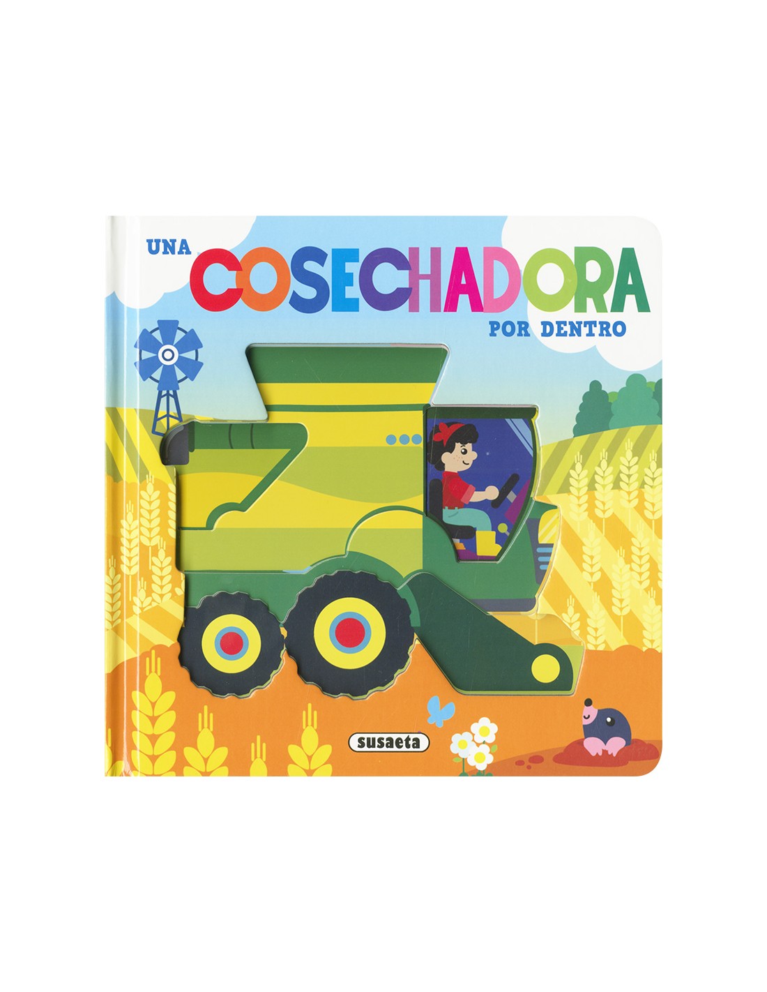 Una cosechadora por dentro