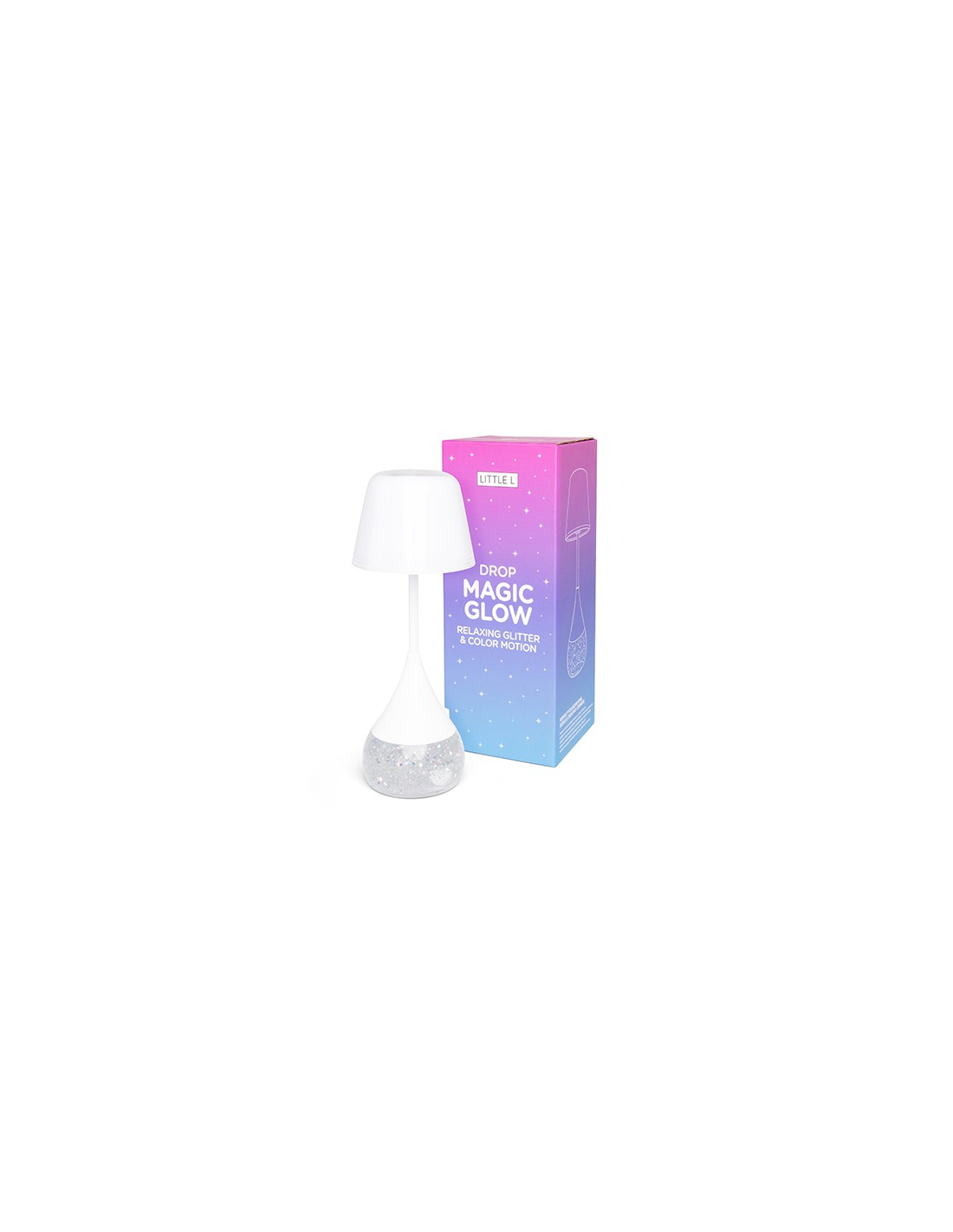 Lámpara de Purpurina Magic Glow Gota