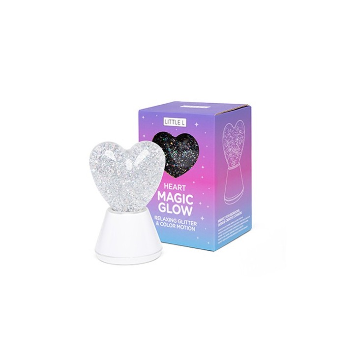 Lámpara de Purpurina Magic Glow Corazón