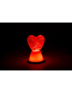 Lámpara de Purpurina Magic Glow Corazón 2