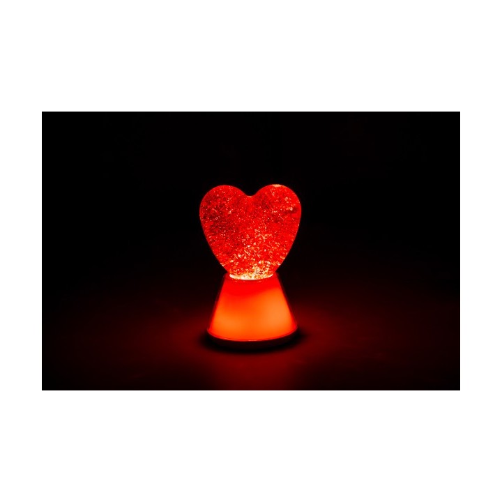 Lámpara de Purpurina Magic Glow Corazón