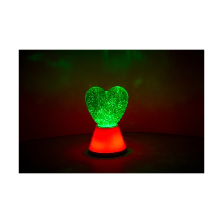 Lámpara de Purpurina Magic Glow Corazón