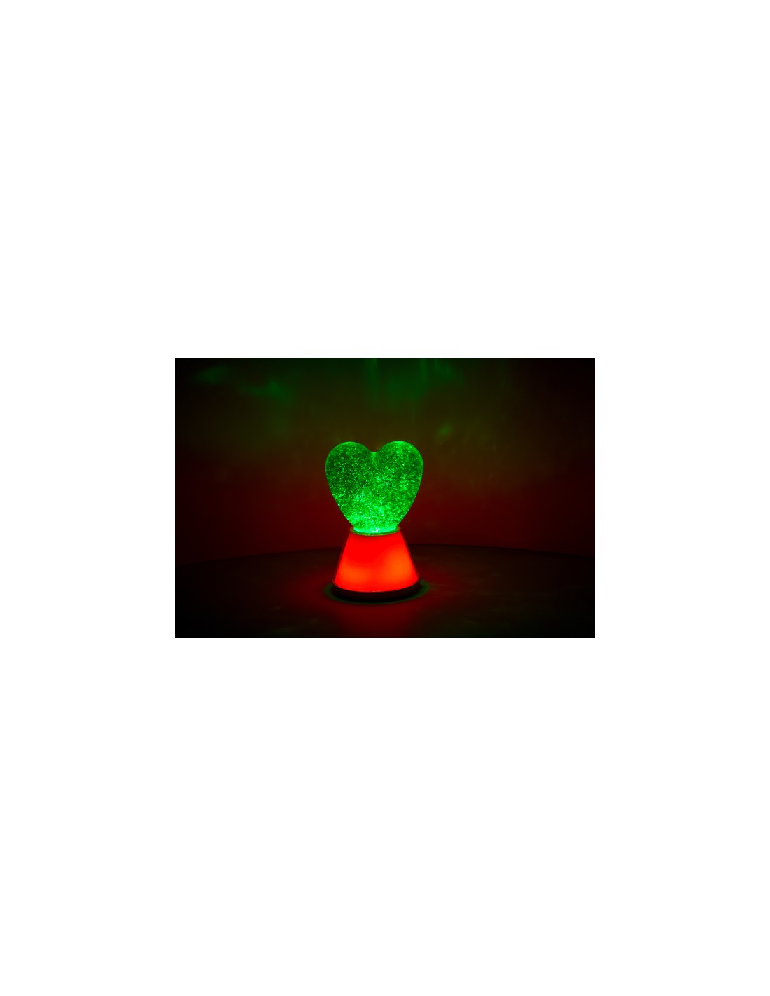 Lámpara de Purpurina Magic Glow Corazón