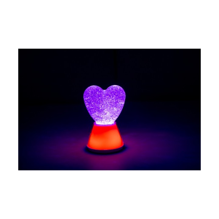 Lámpara de Purpurina Magic Glow Corazón