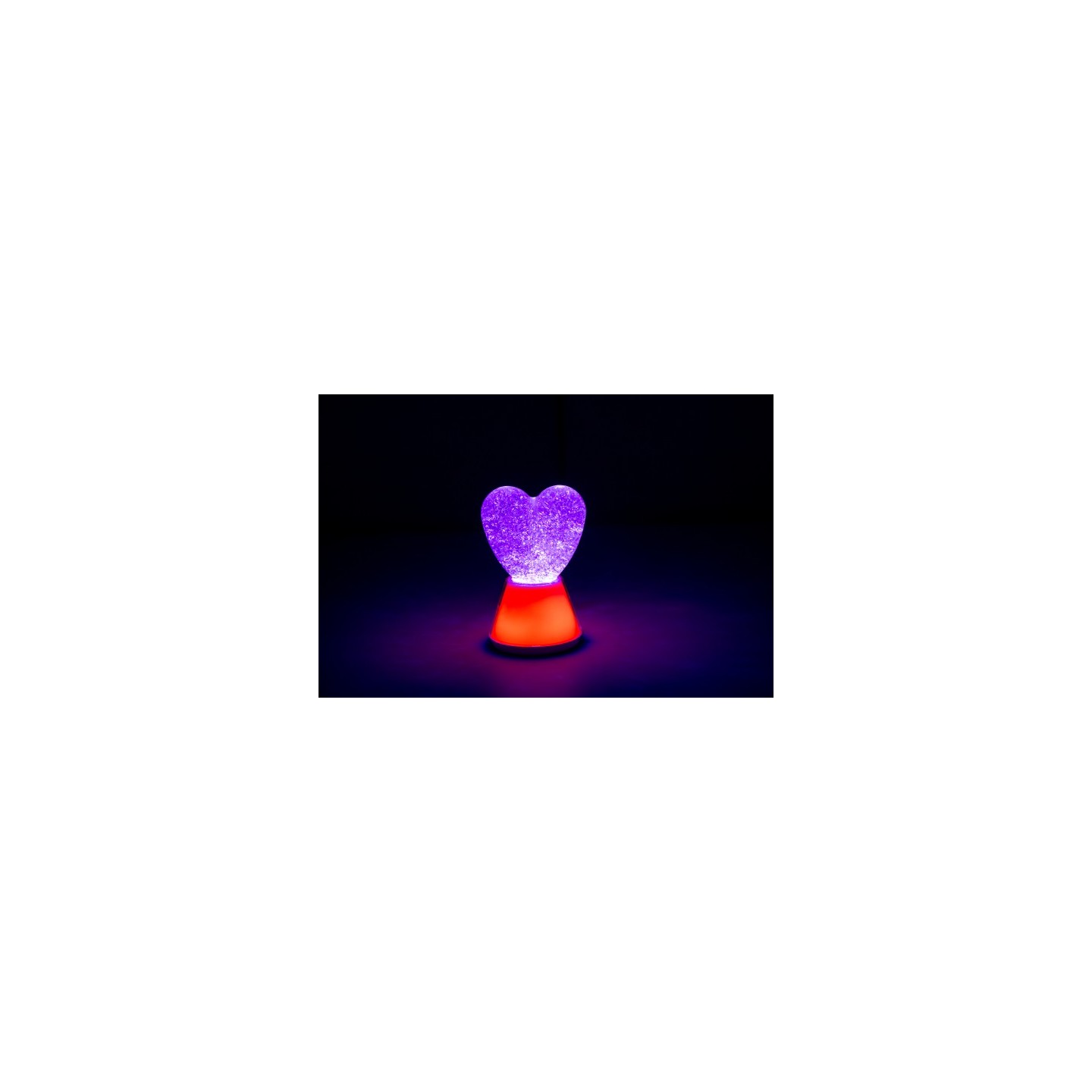 Lámpara de Purpurina Magic Glow Corazón