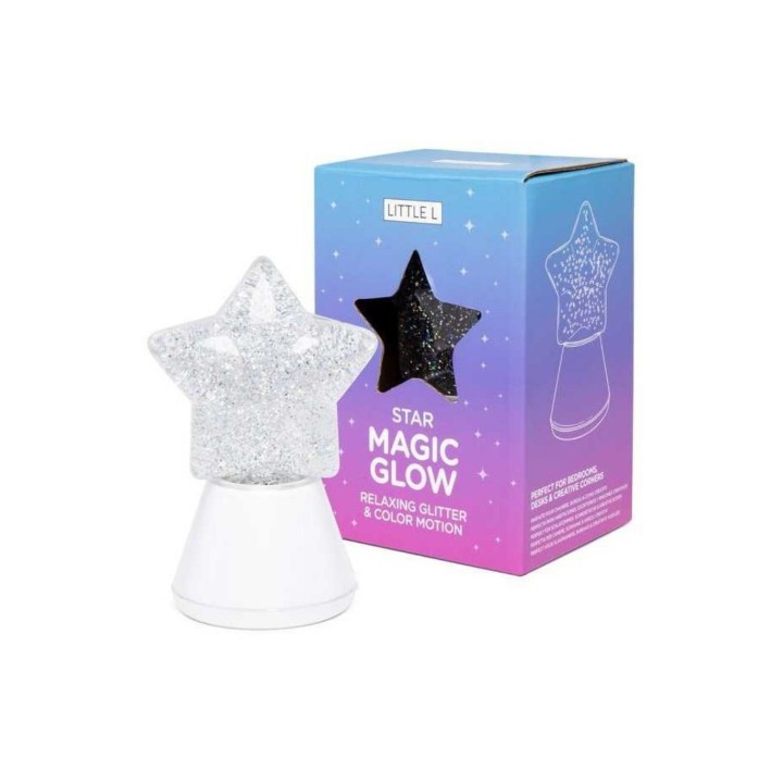 Lámpara de Purpurina Magic Glow Estrella