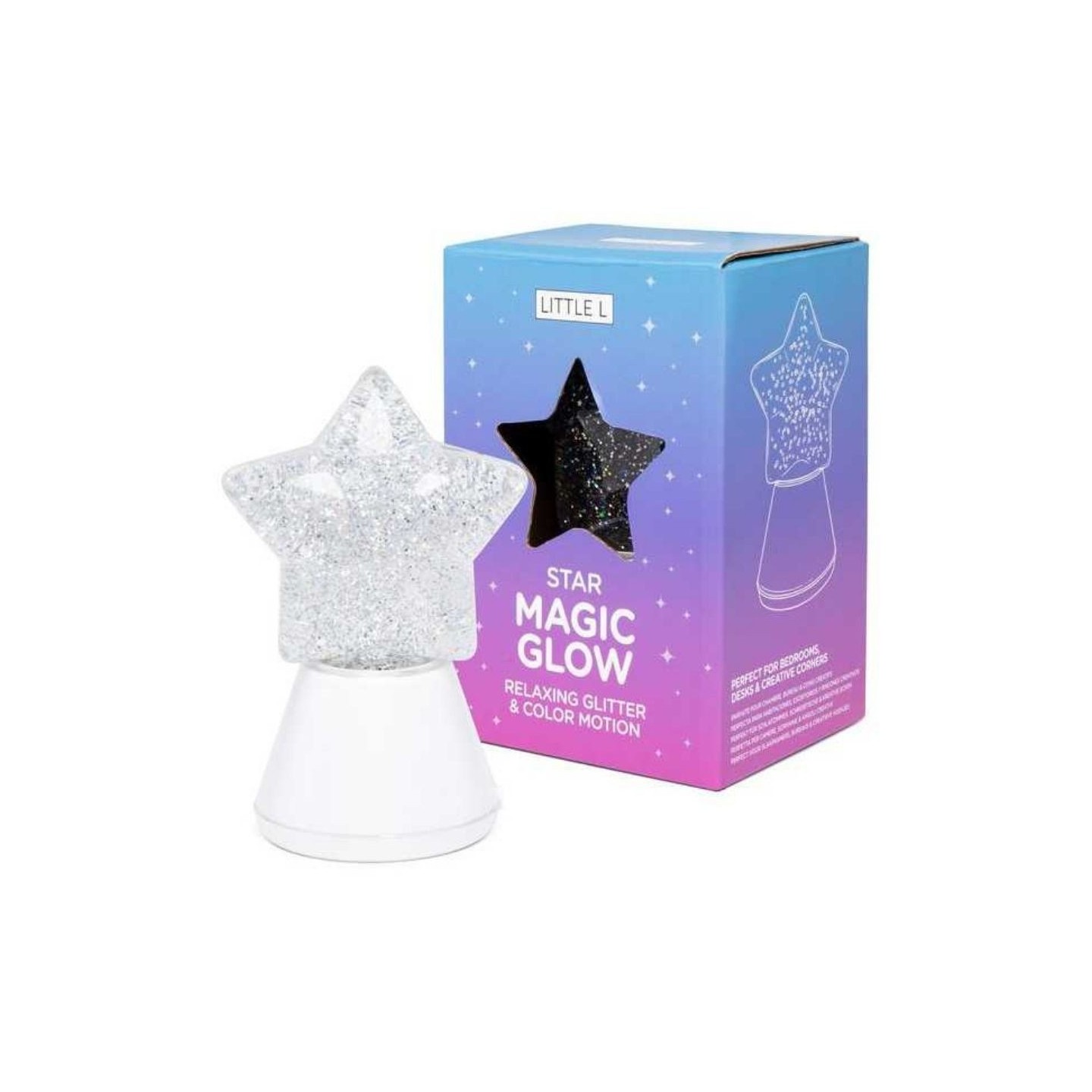 Lámpara de Purpurina Magic Glow Estrella