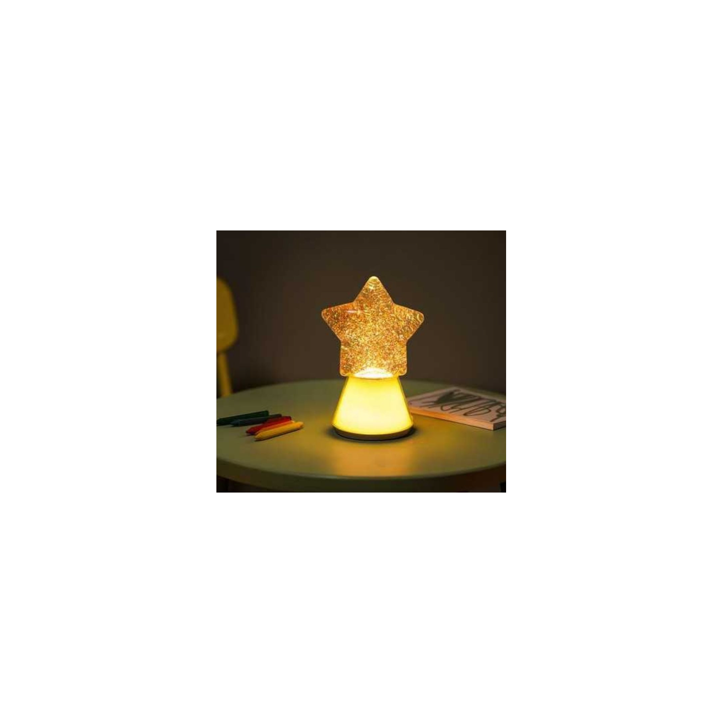 Lámpara de Purpurina Magic Glow Estrella