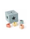Cubo de formas encajables de silicona