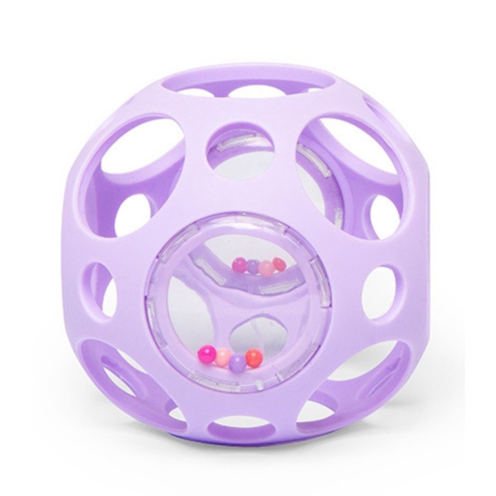 Pelota Sensorial Sonajero Lila