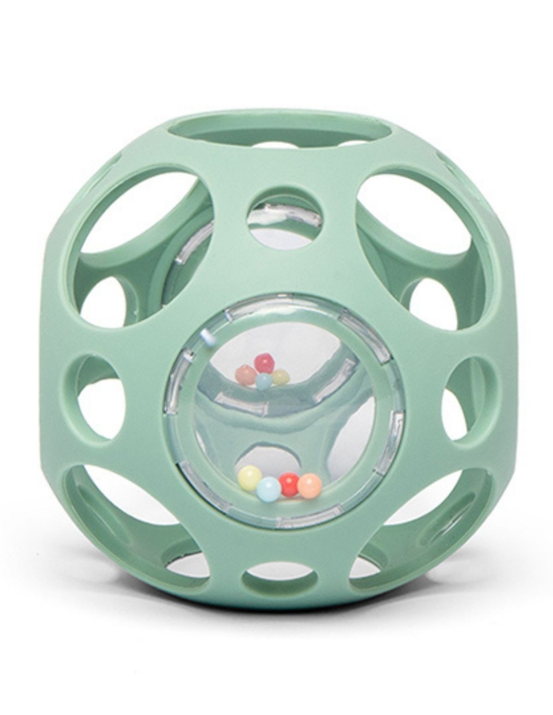 Pelota Sensorial Sonajero Verde