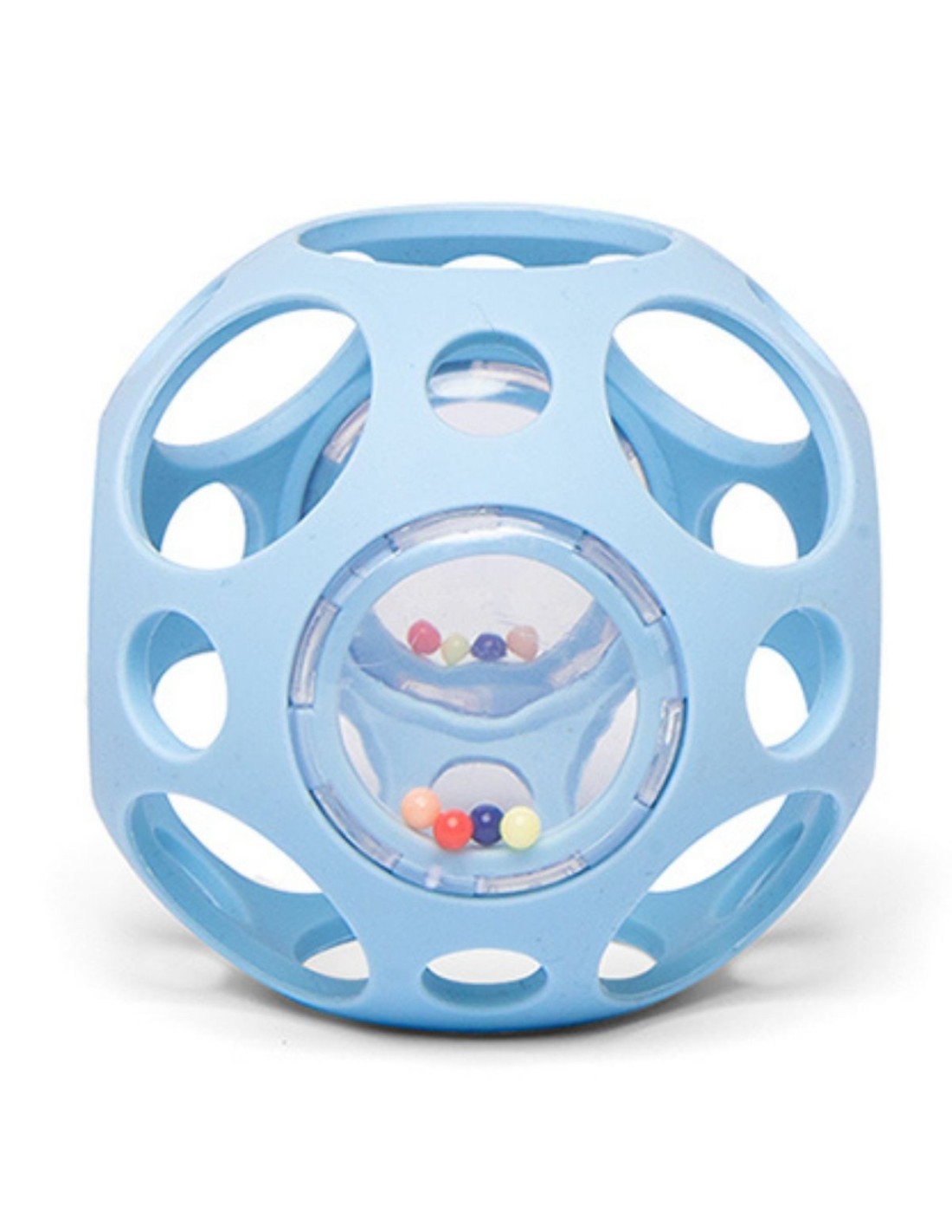 Pelota Sensorial Sonajero Azul