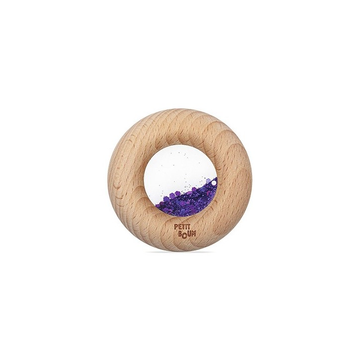 Sonajero Sensorial Calm Donut Purple