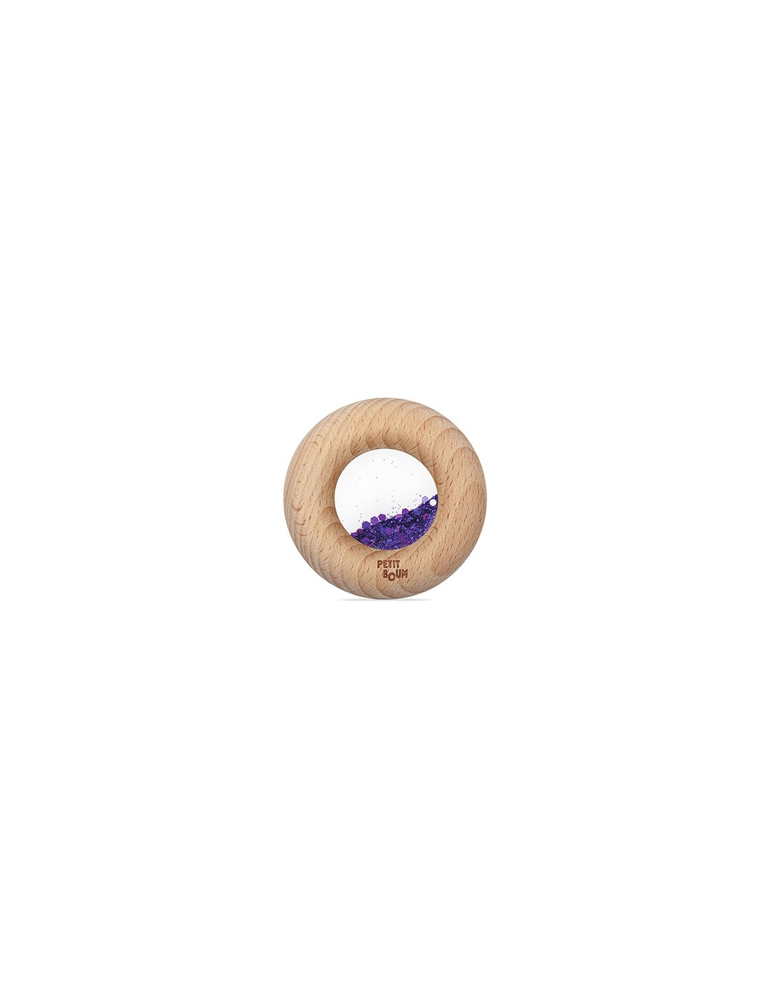 Sonajero Sensorial Calm Donut Purple
