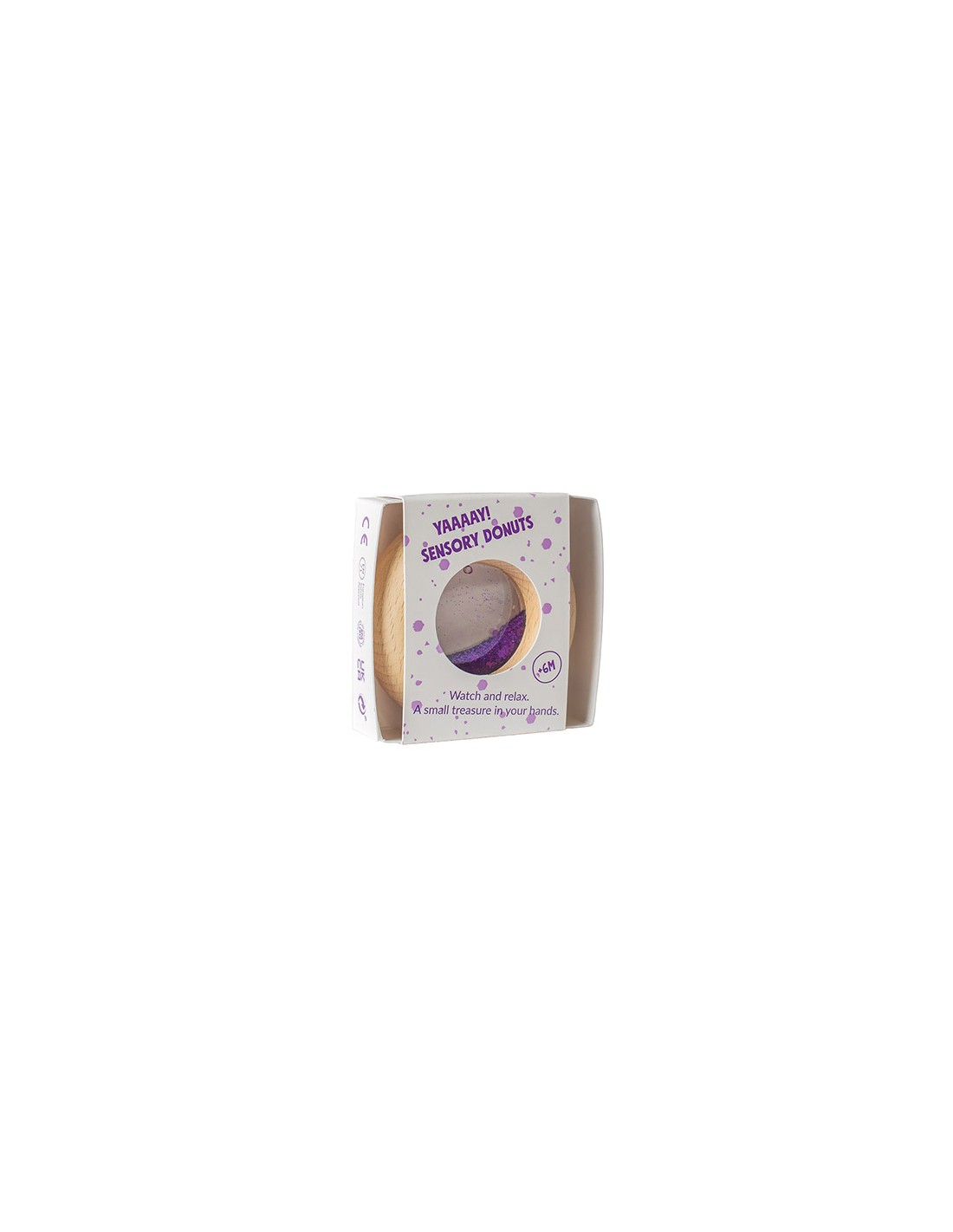 Sonajero Sensorial Calm Donut Purple