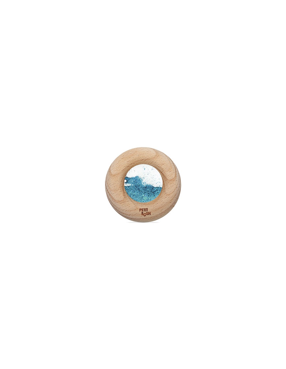 Sonajero Sensorial Calm Donut Turquoise