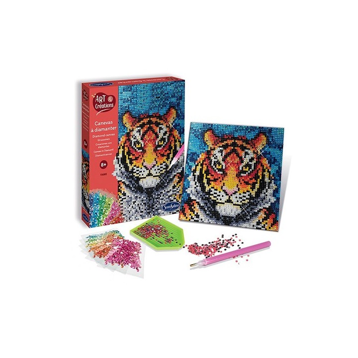 Crea con Diamantes - Tigre