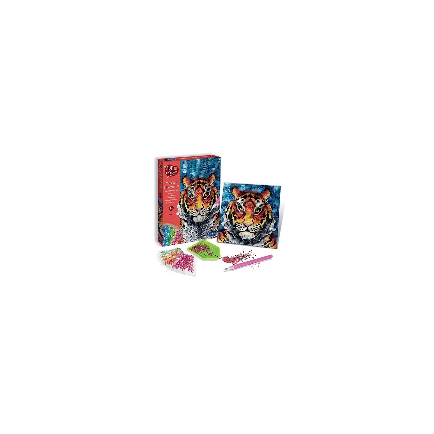 Crea con Diamantes - Tigre