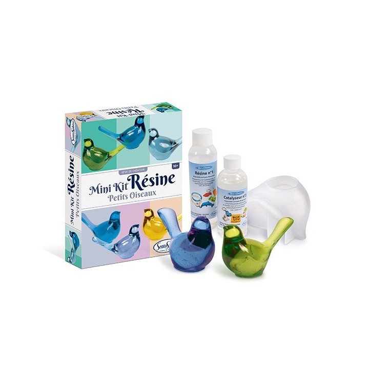 Mini Kit de Resina Pequeños Pájaros