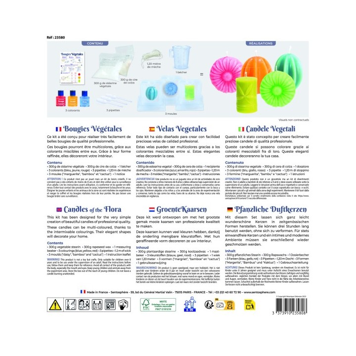Kit Creativo Velas Vegetales