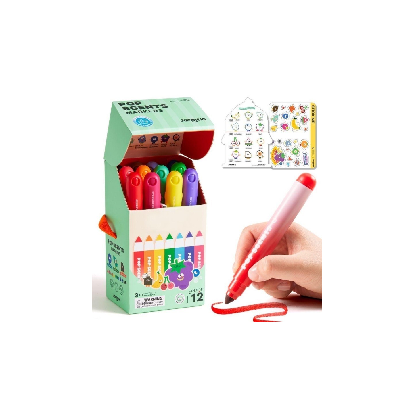 Rotuladores Lavables Perfumados 12uds