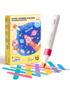 Rotuladores por capas lavables 12uds