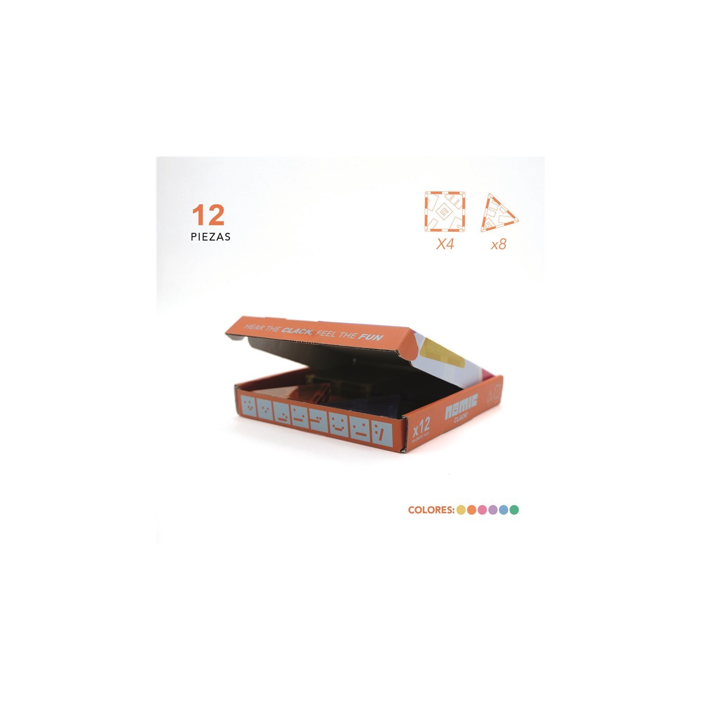 Nomic Clack 12 Piezas