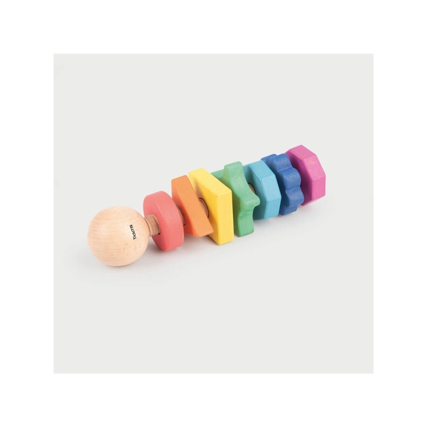 Twister de madera Arcoíris