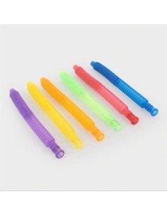 Tubos Flexibles Arcoíris (6 uds)