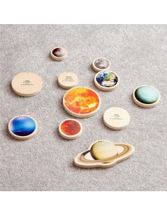 Discos de Madera del Sistema Solar 2