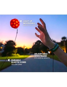 Waboba Pelota con cuerda elástica para muñeca LED 2