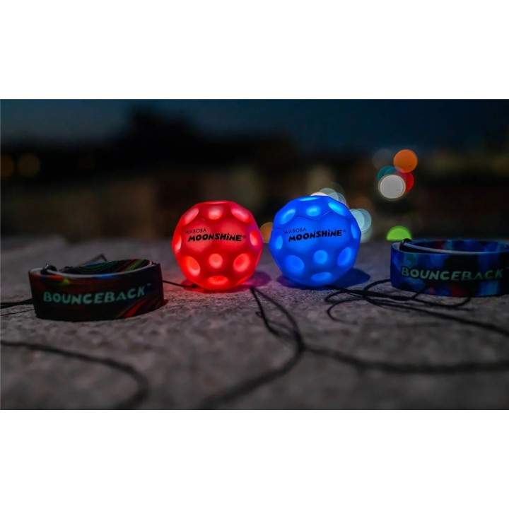 Waboba Pelota con cuerda elástica para muñeca LED