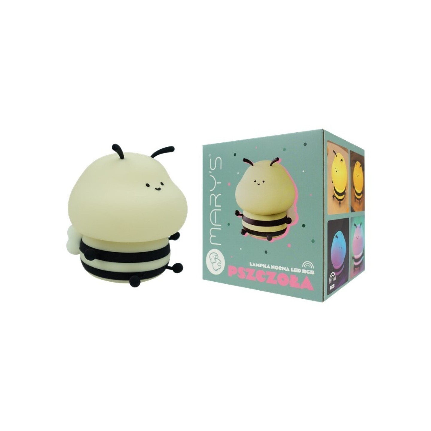 Lámpara de Noche Quitamiedos LED Abeja