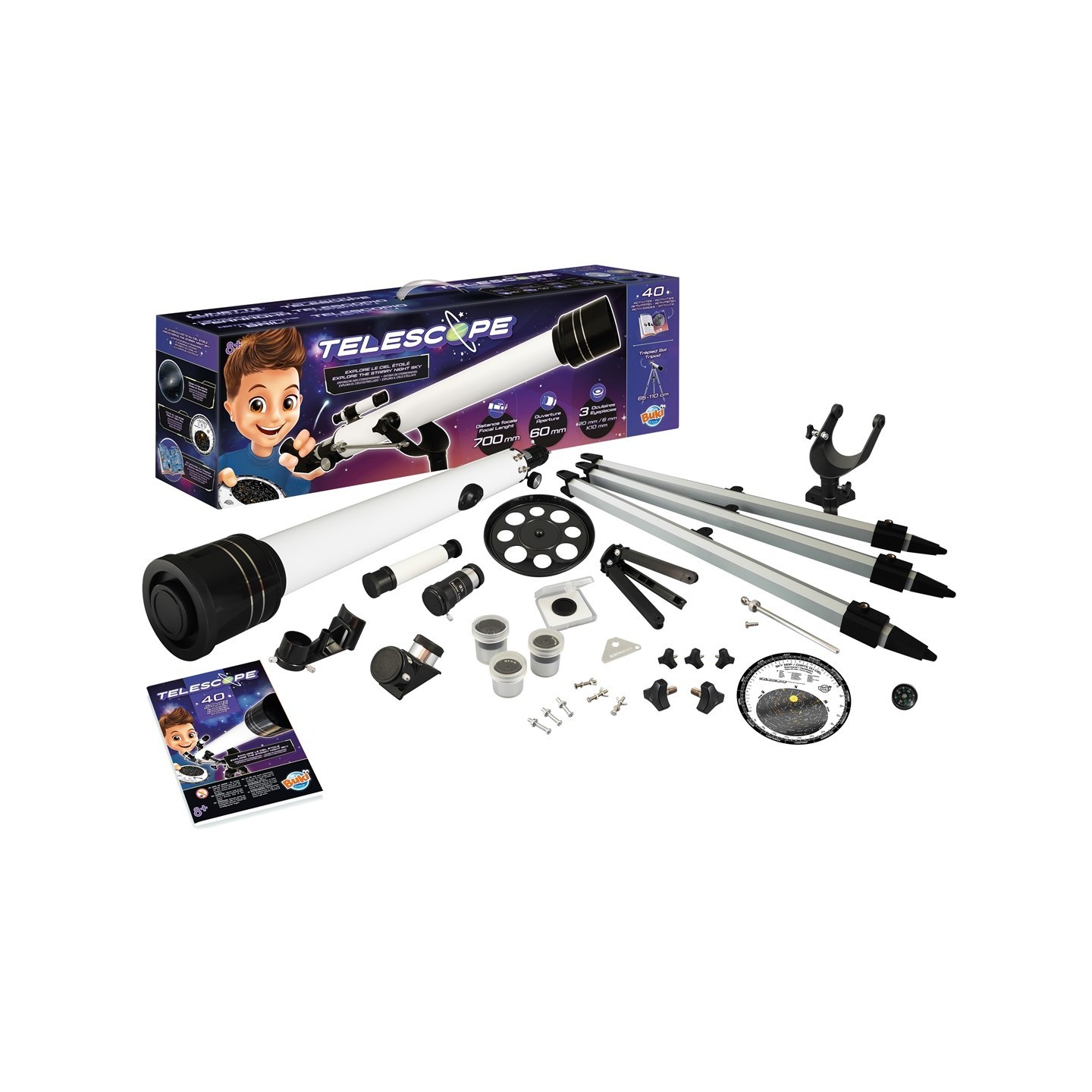 Telescopio con 40 Actividades