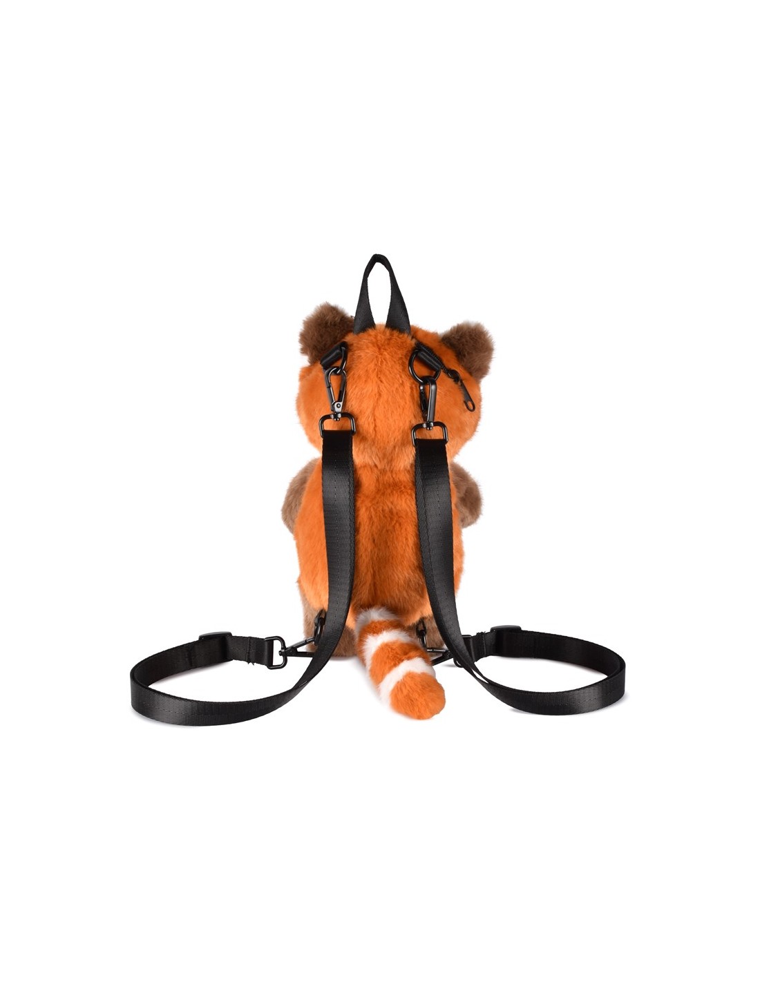 Mochila Peluche Panda Rojo 28 cms