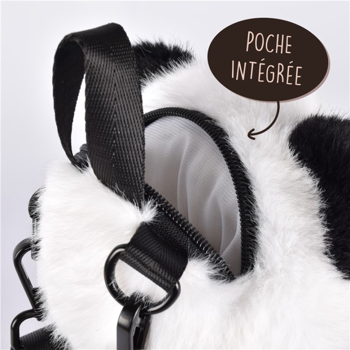Mochila Peluche Panda 28 cms