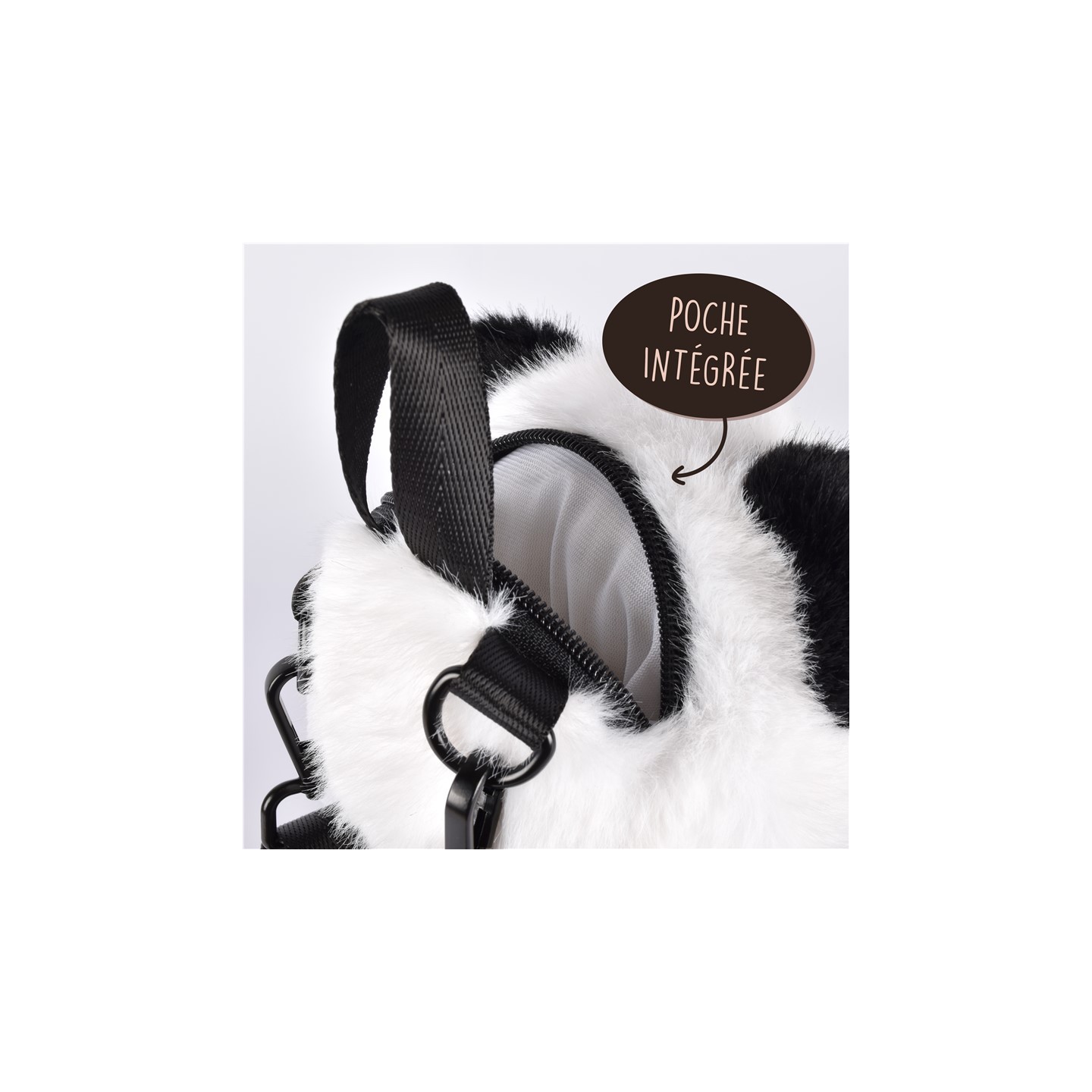 Mochila Peluche Panda 28 cms